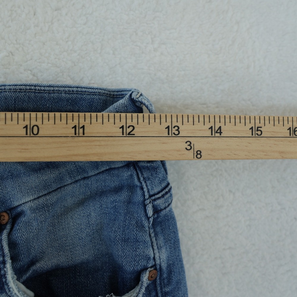 Mother The Looker Jeans Women's 27 Where There Is Smoke Ankle Step Fray‎ Skinny - Picture 12 of 16
